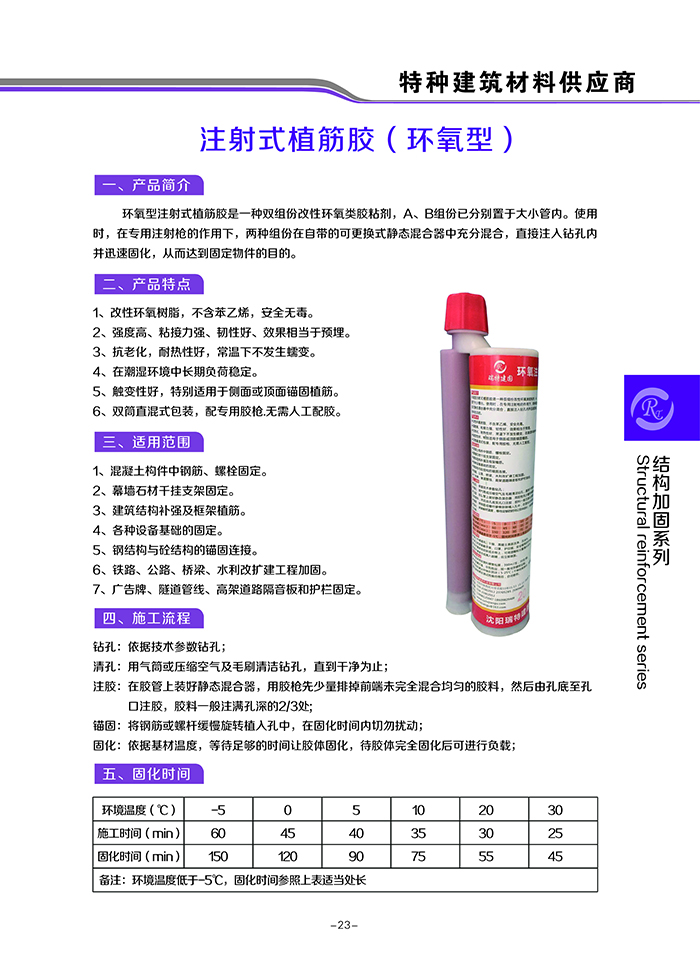 環氧注射植筋膠